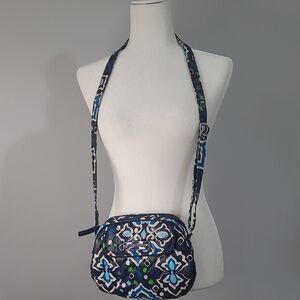 Patterned Blue Crossbody Bag